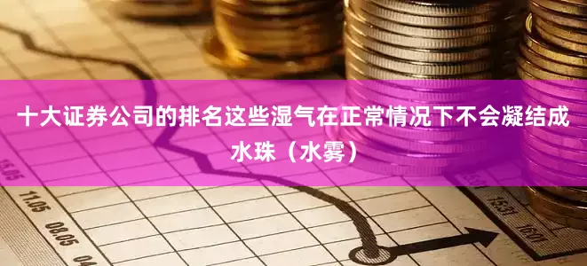十大证券公司的排名这些湿气在正常情况下不会凝结成水珠（水雾）