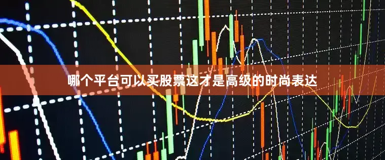哪个平台可以买股票这才是高级的时尚表达